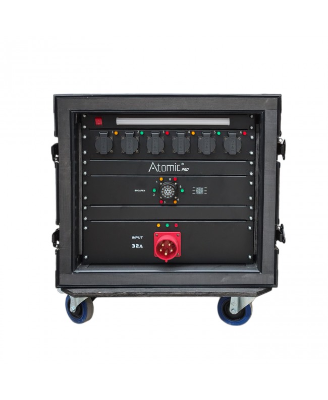 PRO-SHOW Atomic Pro Powerbox Proline 32A con flight case | 19P compatibile