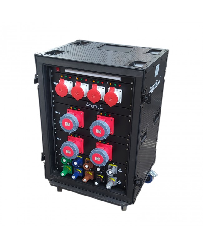 PRO-SHOW Atomic Pro Proline250AS powerbox 250A 4 X 63A, 4 X 32A, Power Locking In/Out