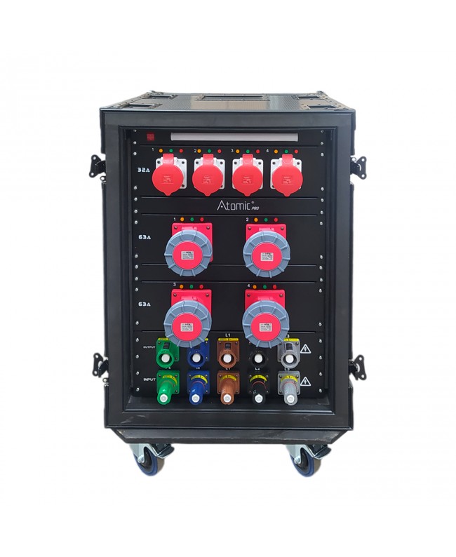 PRO-SHOW Atomic Pro Proline250AS power distribution unit 250A 4 x 63A, 4 x 32A, Power Locking In/Out
