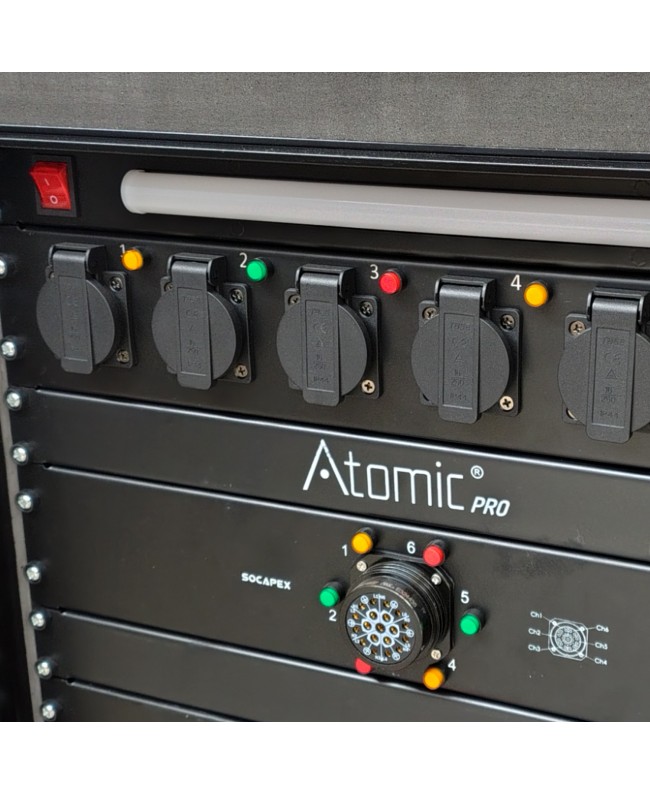 PRO-SHOW Atomic Pro power distribution unit Proline 32A with flight case | 19P compatible