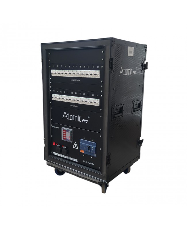 Atomic Pro power distribution unit Proline 63A with flight case | 19P compatible