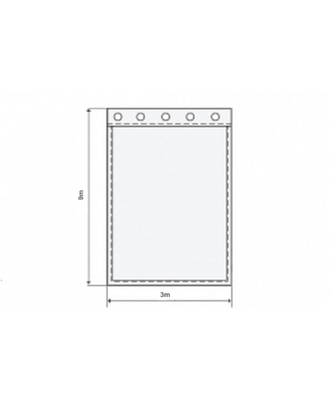 Atomic Pro Backdrop 3 x 9 m greenbox