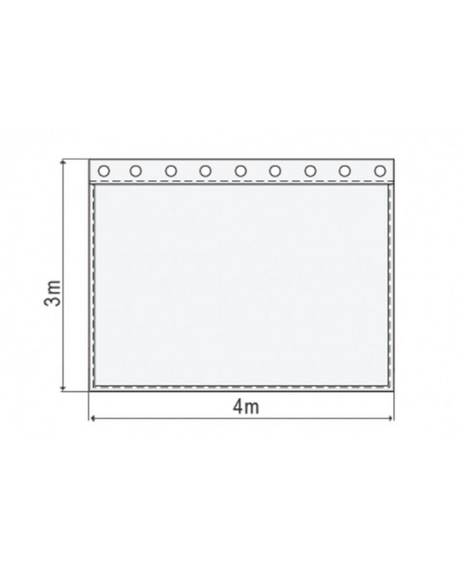 Atomic Pro Backdrop 4 x 3 m white