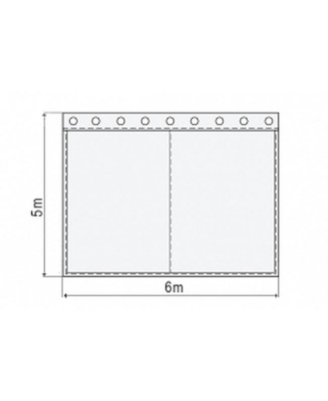 Atomic Pro Backdrop 6 x 5 m black