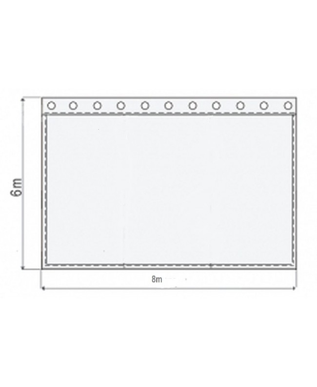 PRO-SHOW Backdrop 8 x 6 m darkgray