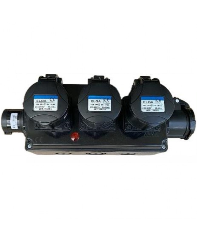 PRO-SHOW ELGA multipresa 1xIN / 3OUT CEE 16A3P + loop