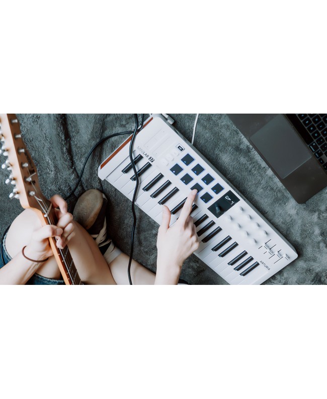 Arturia MiniLab 37 MK3 White MIDI Masterkeyboards