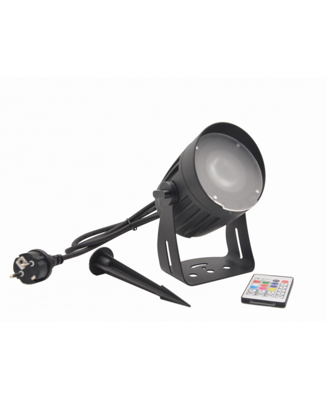 Eurolite LED Outdoor Spot 15W RGBW with Stake
