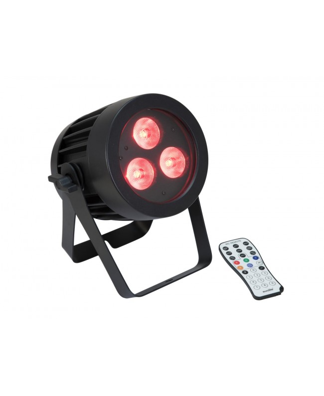 Eurolite Set 4x LED IP PAR 3x8W QCL Spot + Case