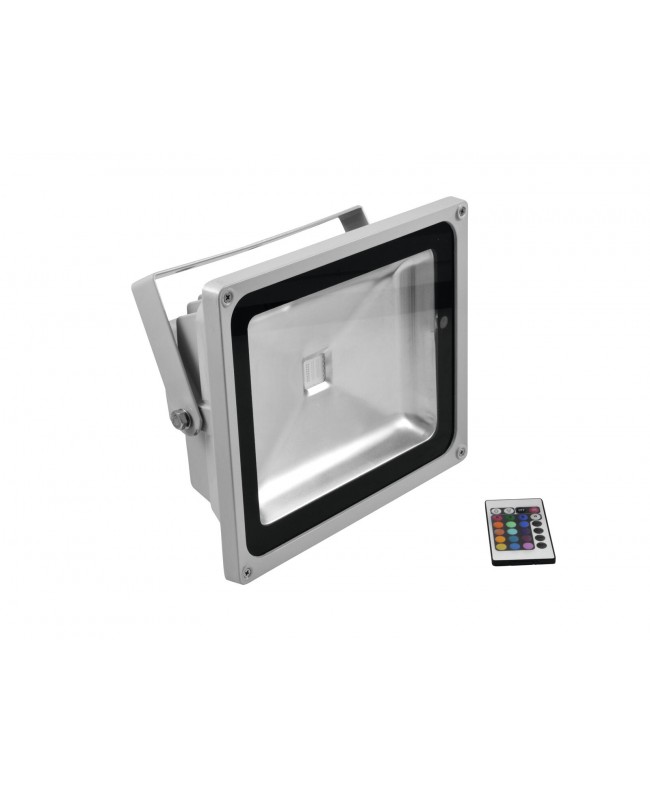 Eurolite LED IP FL-50 COB RGB 120° RC Faretti stradali e da giardino