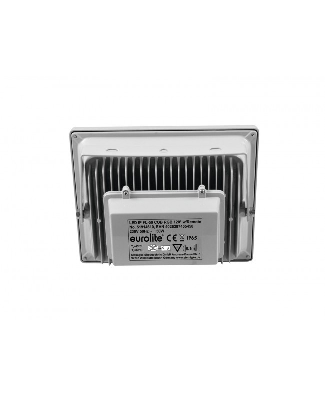 Eurolite LED IP FL-50 COB RGB 120° RC Faretti stradali e da giardino