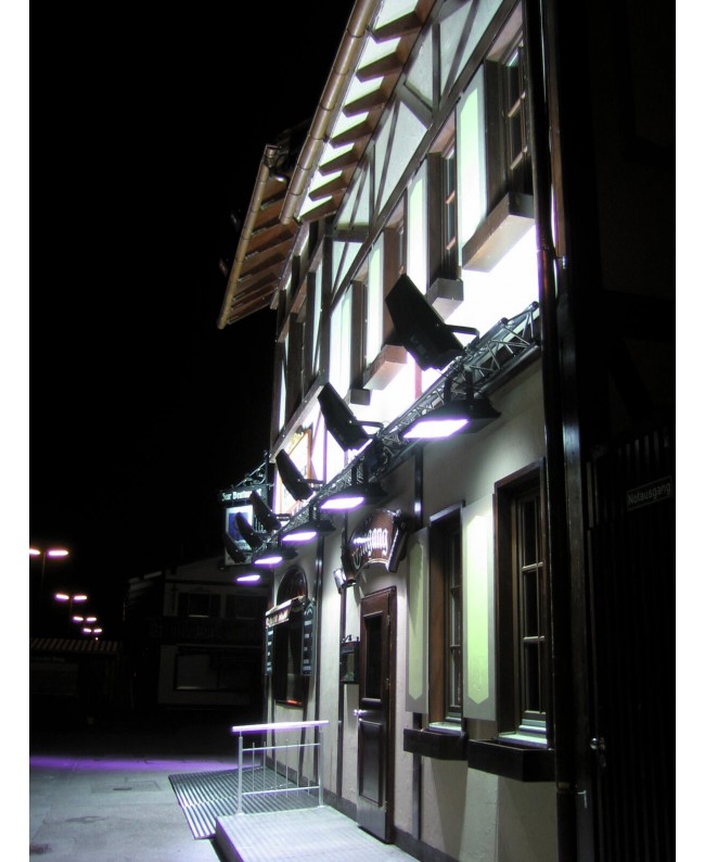 Eurolite Outdoor Spot 150W WFL silber A Garten- und Straßenlampen