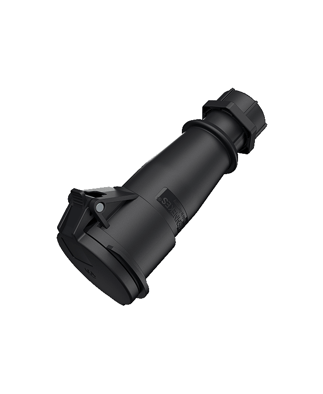 Mennekes mobile socket AM-TOP IP44 32A5P 6H400V black CEE Cable Connectors