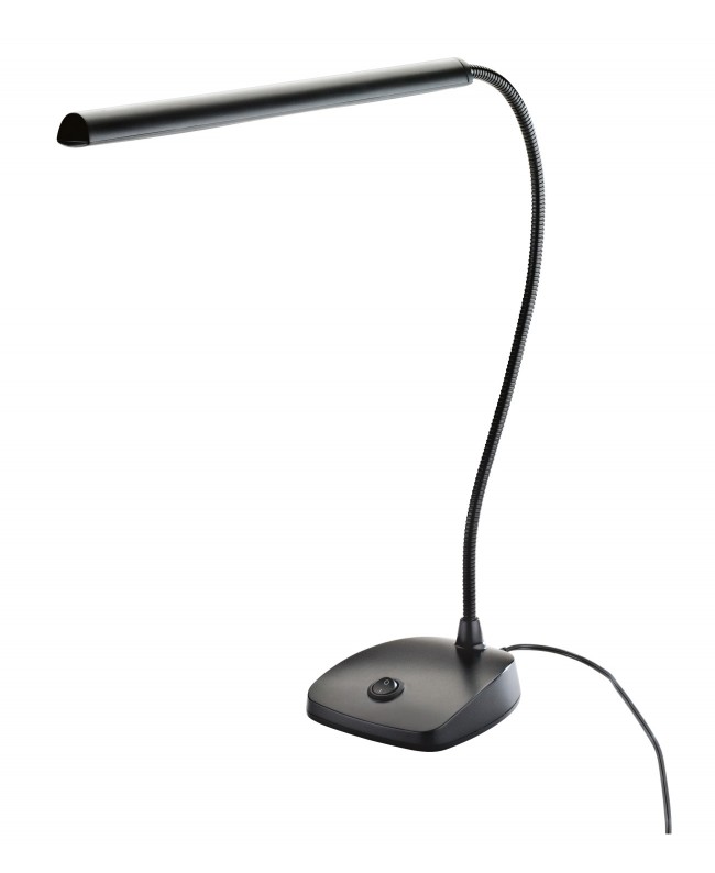 K&M 12296 LED piano lamp - black Piano Lamps