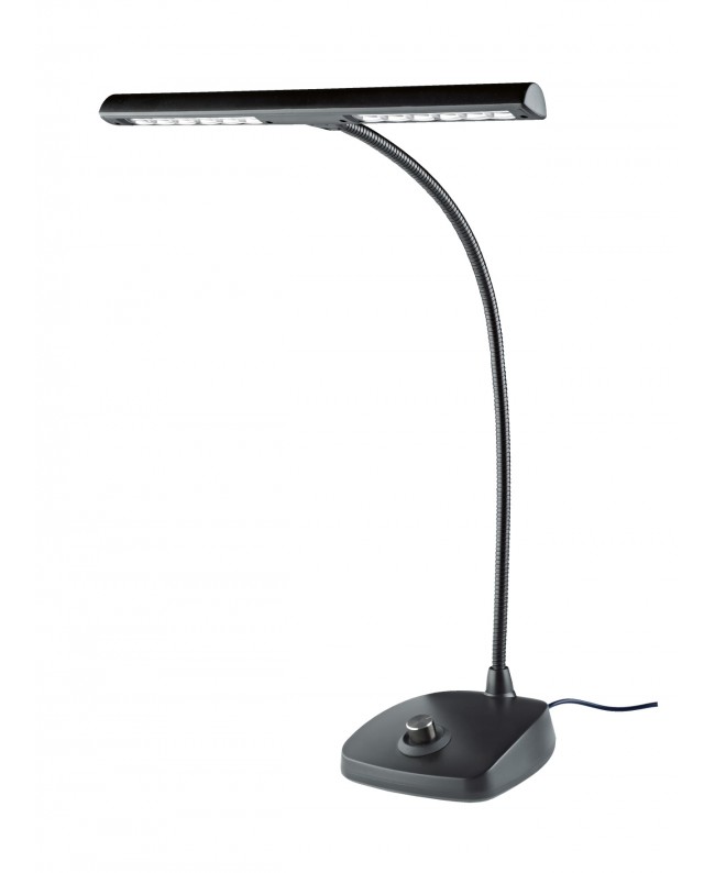 K&M 12298 LED piano lamp - black Piano Lamps