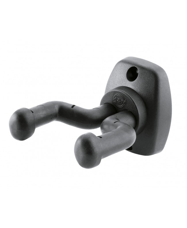 K&M 16250 Guitar wall mount - black Wall Mounts