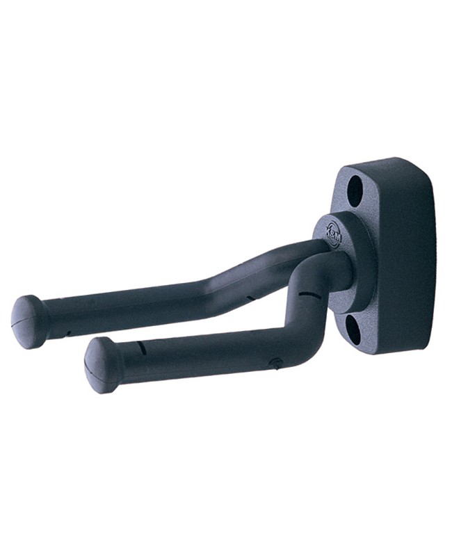 K&M 16280 Supporto da parete per chitarra - nero Supporti a muro