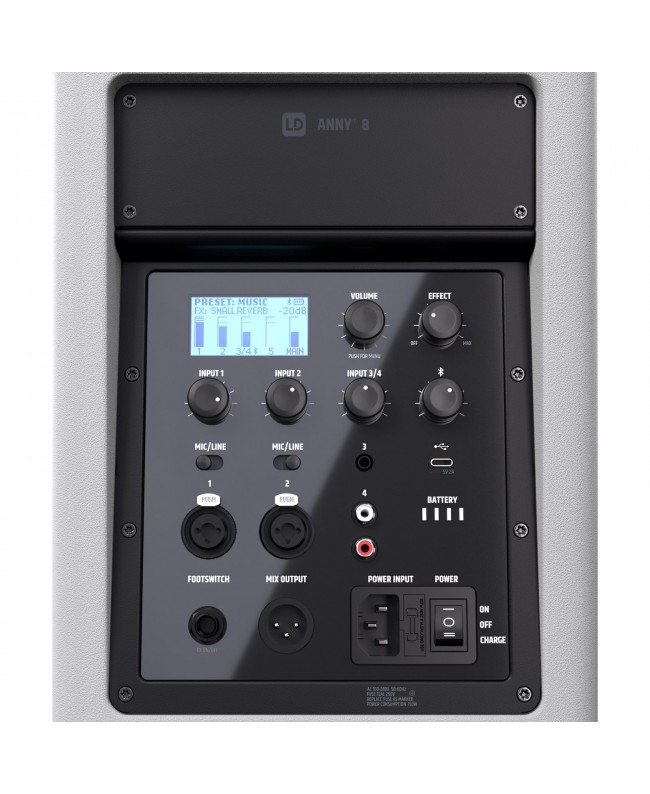 LD Systems ANNY 8 W Diffusori a batteria
