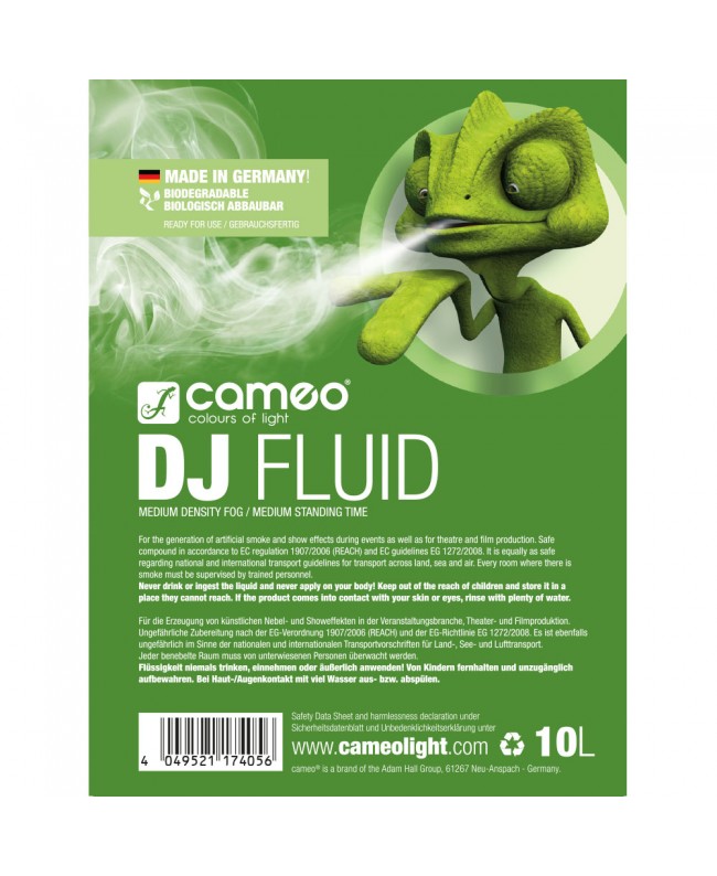 Cameo DJ FLUID 10 L Fog Liquids