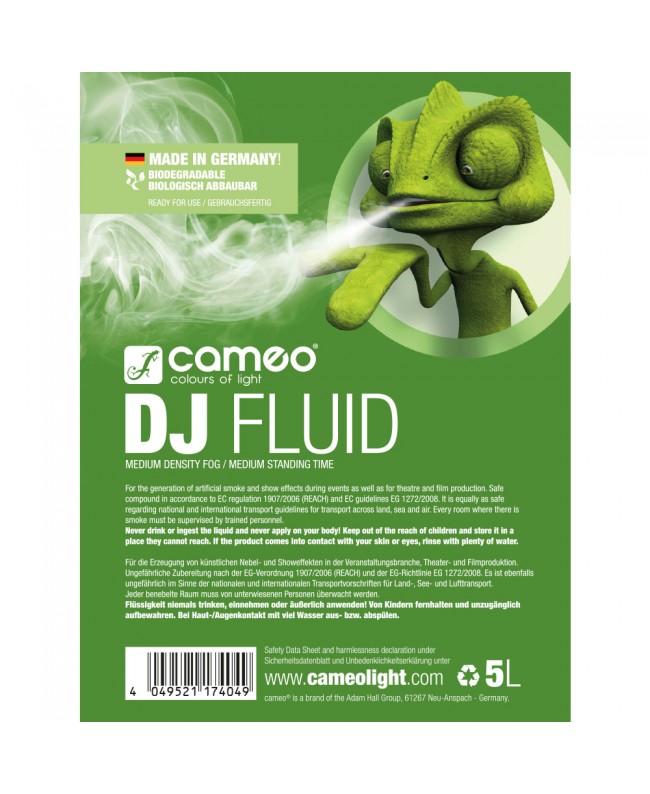 Cameo DJ FLUID 5 L Liquidi per fumo