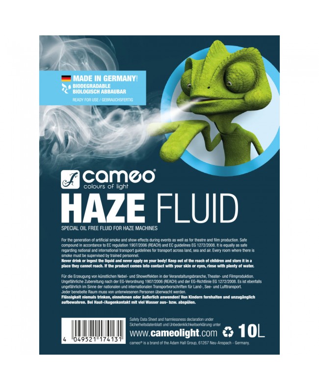 Cameo HAZE FLUID 10 L Fog Liquids