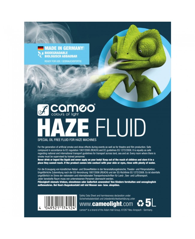 Cameo HAZE FLUID 5 L Liquidi per fumo