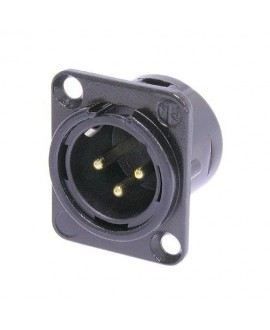 NEUTRIK NC3MD-L-B-1 XLR Chassis Connectors