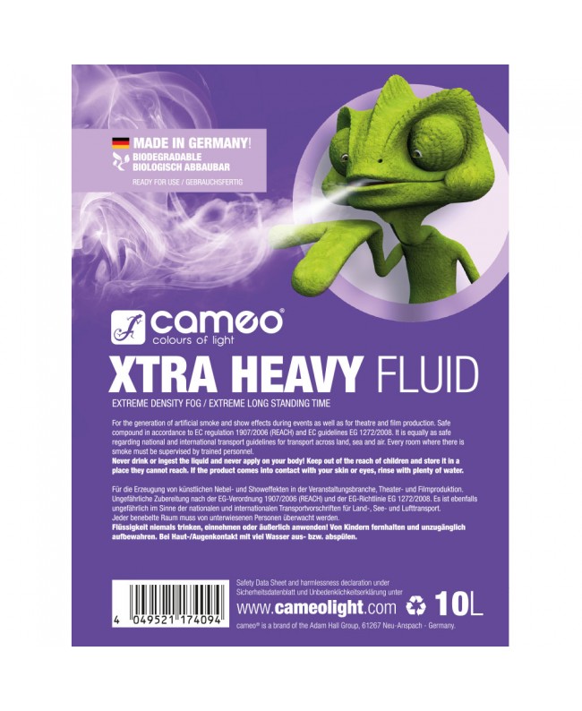 Cameo XTRA HEAVY FLUID 10 L Fog Liquids