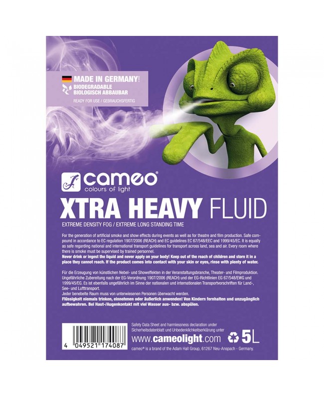 Cameo XTRA HEAVY FLUID 5L Liquidi per fumo