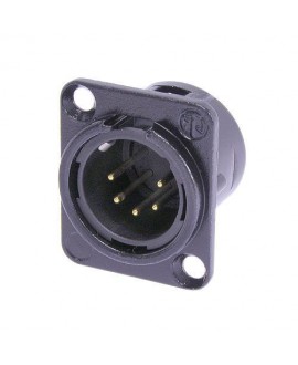 NEUTRIK NC5MD-L-B-1 Connettori a panello XLR 5-pin