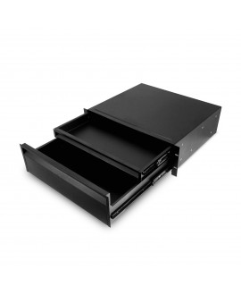 Adam Hall 19 Parts RACK DRAWER 03 DOUBLE ERGO Drawer
