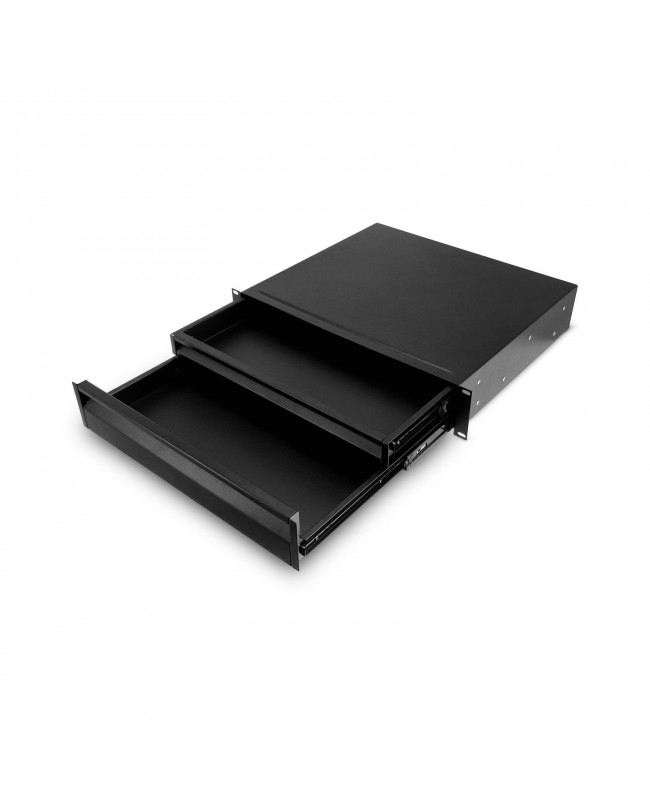 Adam Hall 19 Parts RACK DRAWER 02 DOUBLE ERGO Drawer
