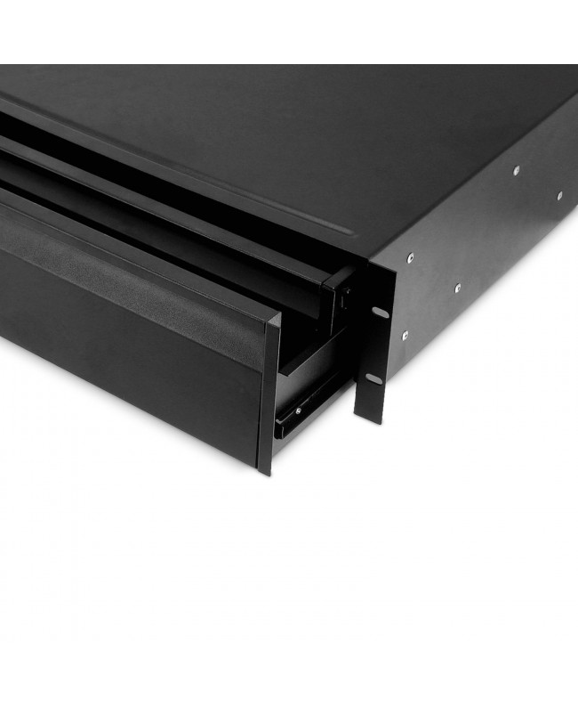 Adam Hall 19 Parts RACK DRAWER 03 DOUBLE ERGO Schubladen