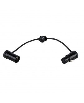 DAP FLX18 - bal. XLR/M 5P to XLR/F 5P Patch Cable 0.30 m DMX Cables