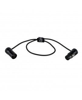 DAP FLX19 - bal. XLR/M 3P to XLR/F 3P Patch Cable 0.60 m DMX Kabel
