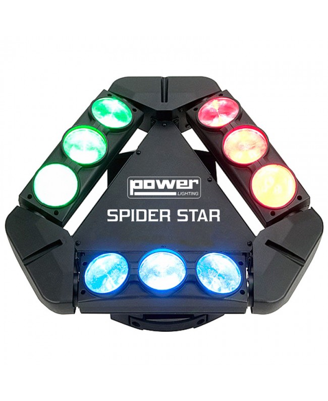 Power Lighting SPIDER STAR LED Effekte