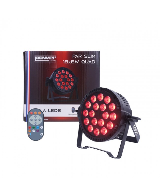Power Lighting PAR SLIM 18x6W QUAD LED PAR