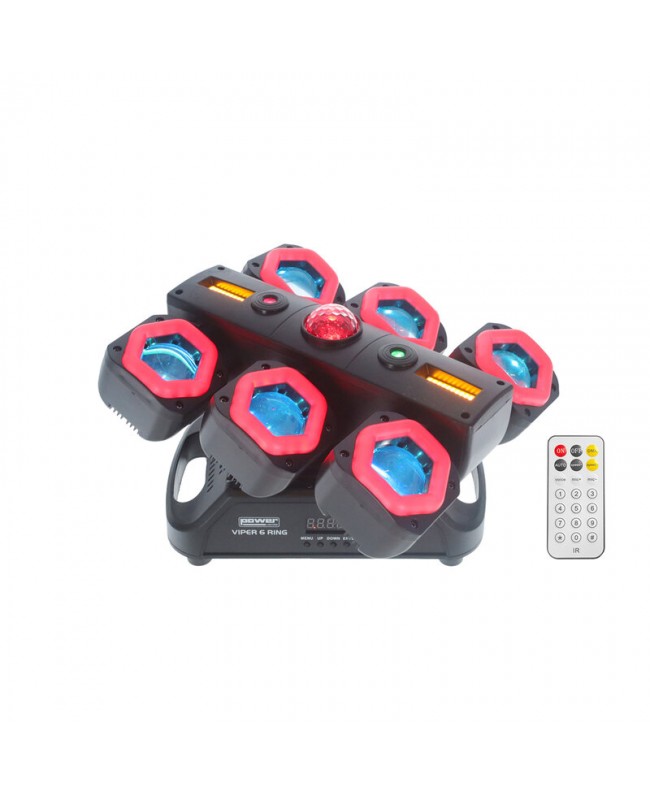 Power Lighting VIPER 6 RING LED Effekte