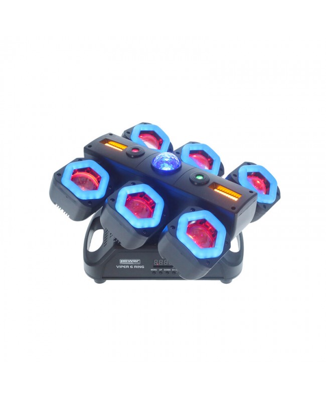 Power Lighting VIPER 6 RING LED Effekte