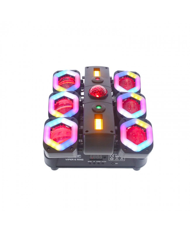 Power Lighting VIPER 6 RING Effetti LED