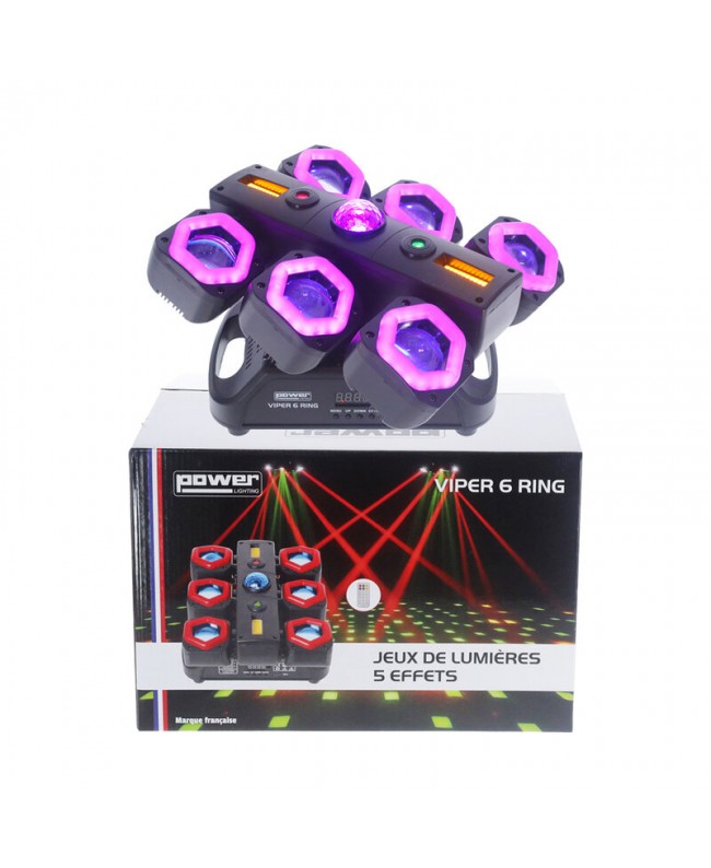 Power Lighting VIPER 6 RING LED Effects