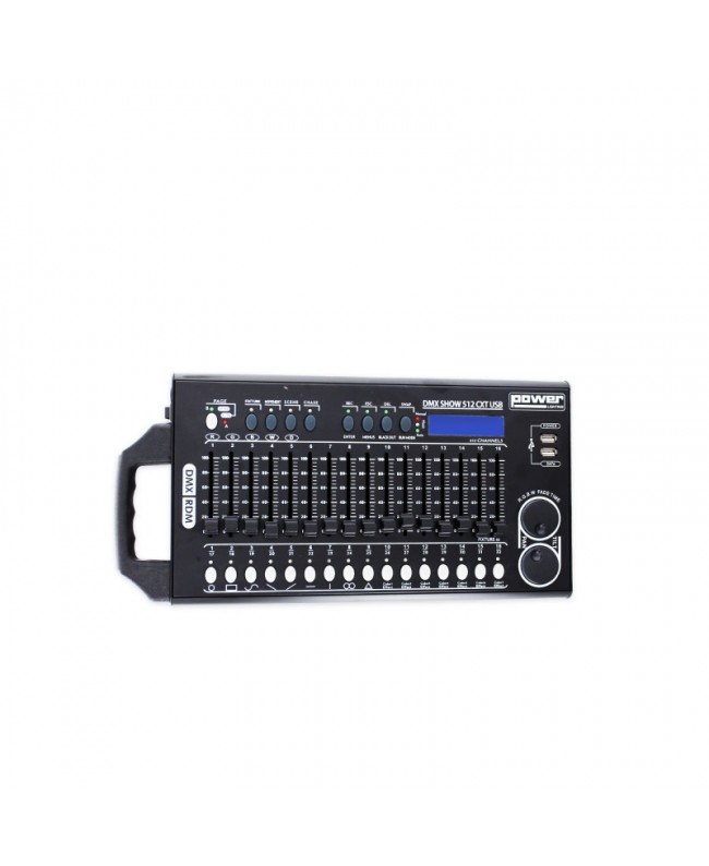 Power Lighting DMX SHO W 512 CXT USB Fader Desks