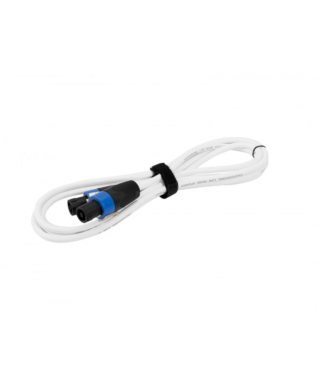 Omnitronic Speaker Cable SPEAKER 2x1.5 3m white speakON & EP5