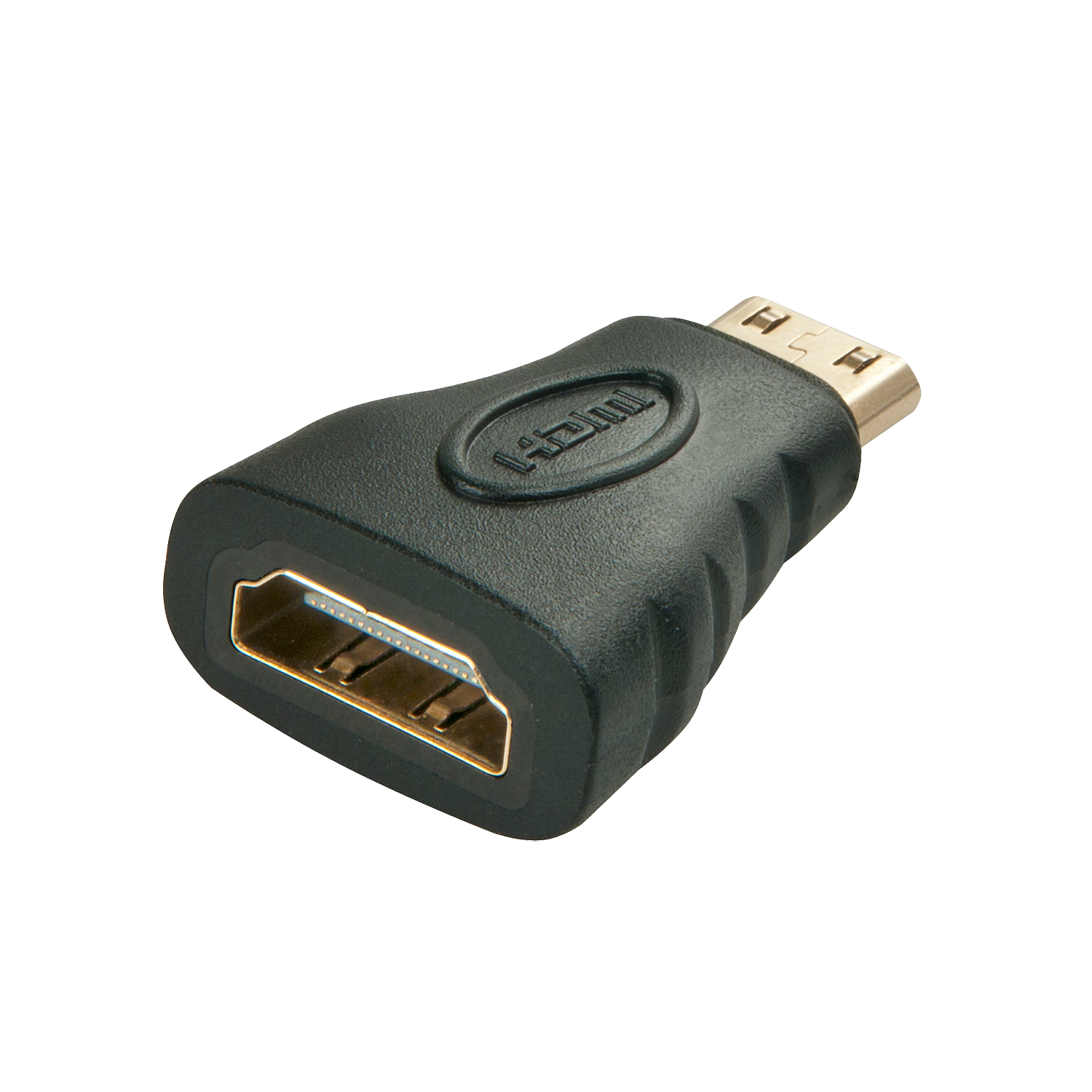Lindy 41507 Adattatore HDMI Angolato 90° Destra – Tipo A M/F, Cromato, Profilo Ridotto 2,3 Cm, Supporta FullHD 1080p