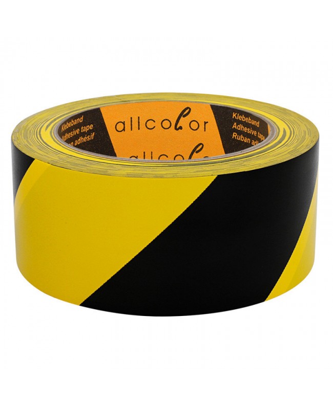 Allcolor Warning Tape 510-75 black-yellow Warnbänder