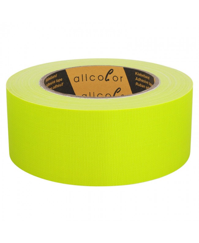 Allcolor Neon Cloth Tape 649 neon yellow Duct Tapes
