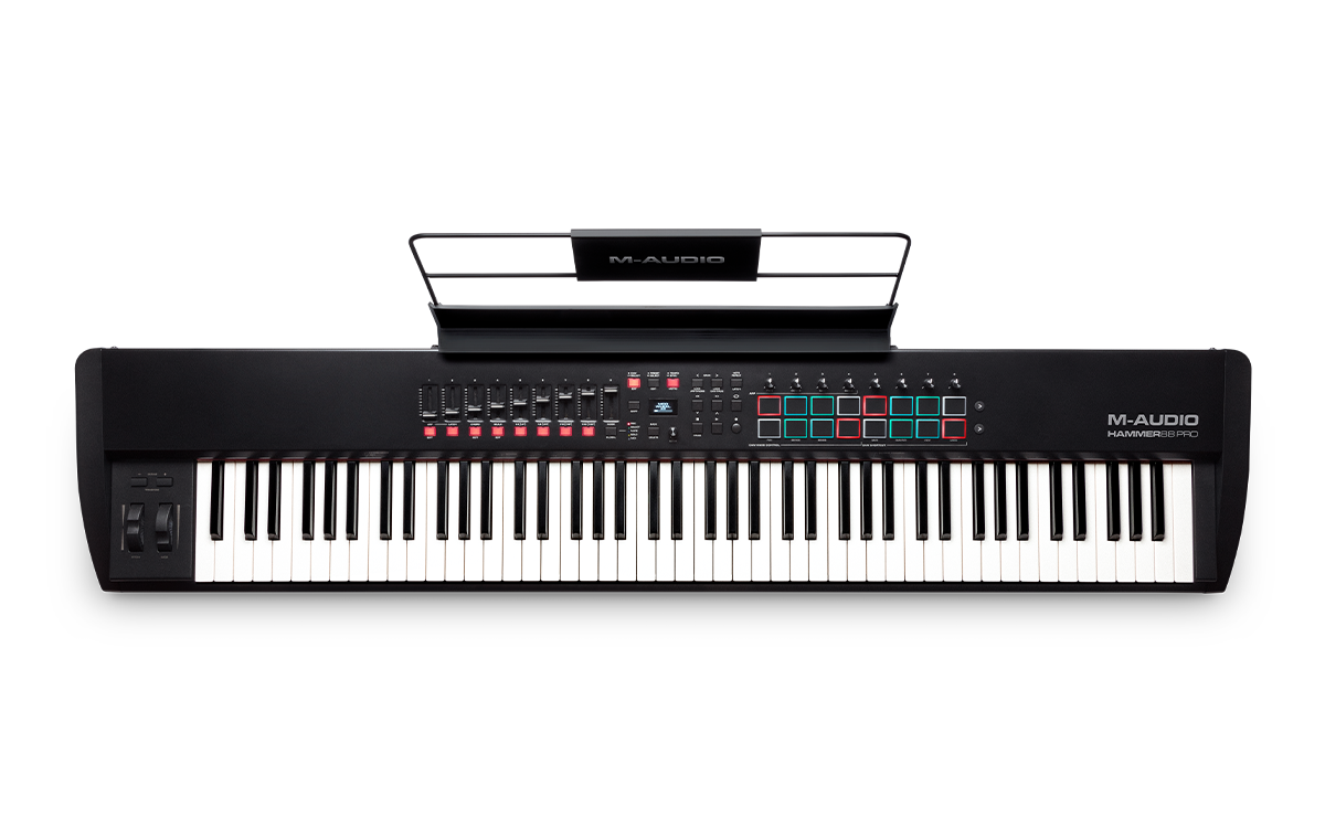 Clavier Maître M-Audio Hammer 88 Pro – 88 Touches Lestées, Pads, Pack NKS Inclus - 2