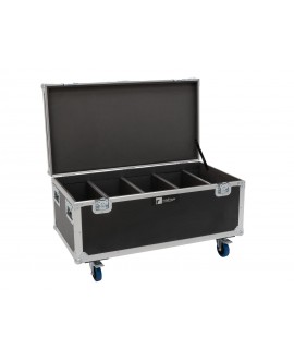 Roadinger Flightcase 4x Multiflood IP 18x10W RGBW Wash CRMX, with wheels MK2 Custodie per proiettori