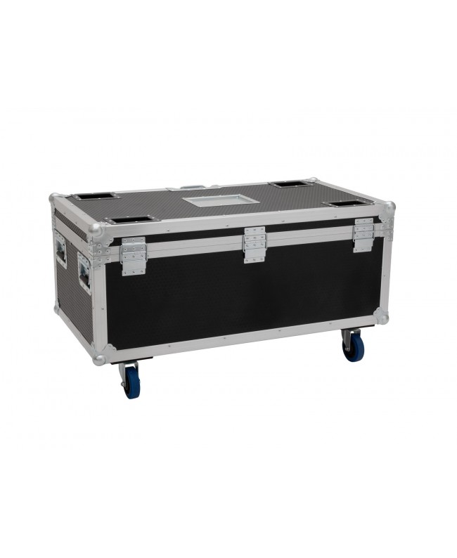 Roadinger Flightcase 4x Multiflood IP 18x10W RGBW Wash CRMX, with wheels MK2 Custodie per proiettori
