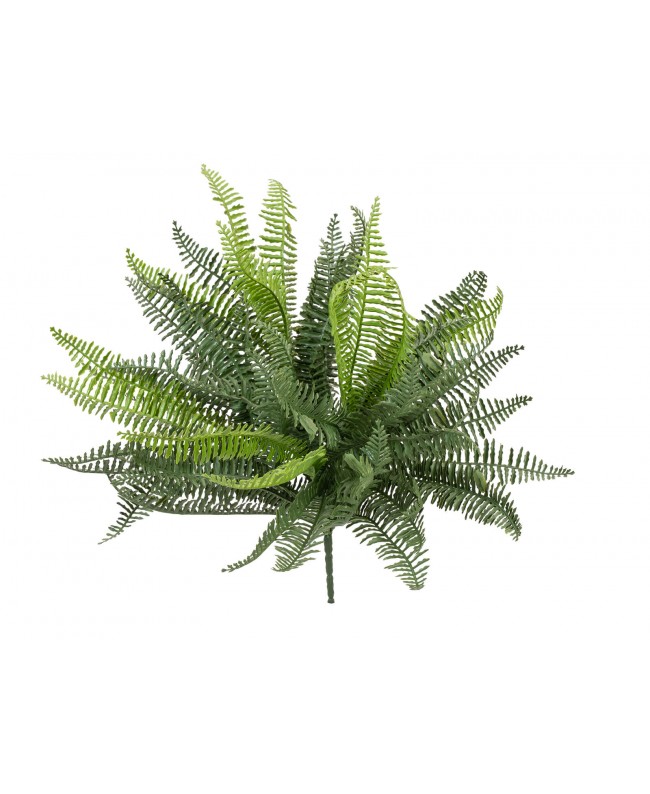 Firesilx Ruffle Fern, artificial plant, Class B, s2, d0 low flammability, 38cm